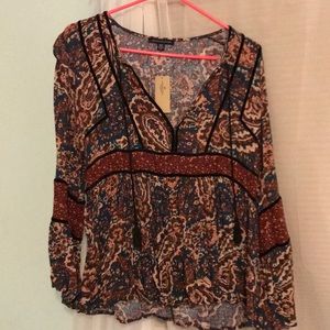 printed blouse